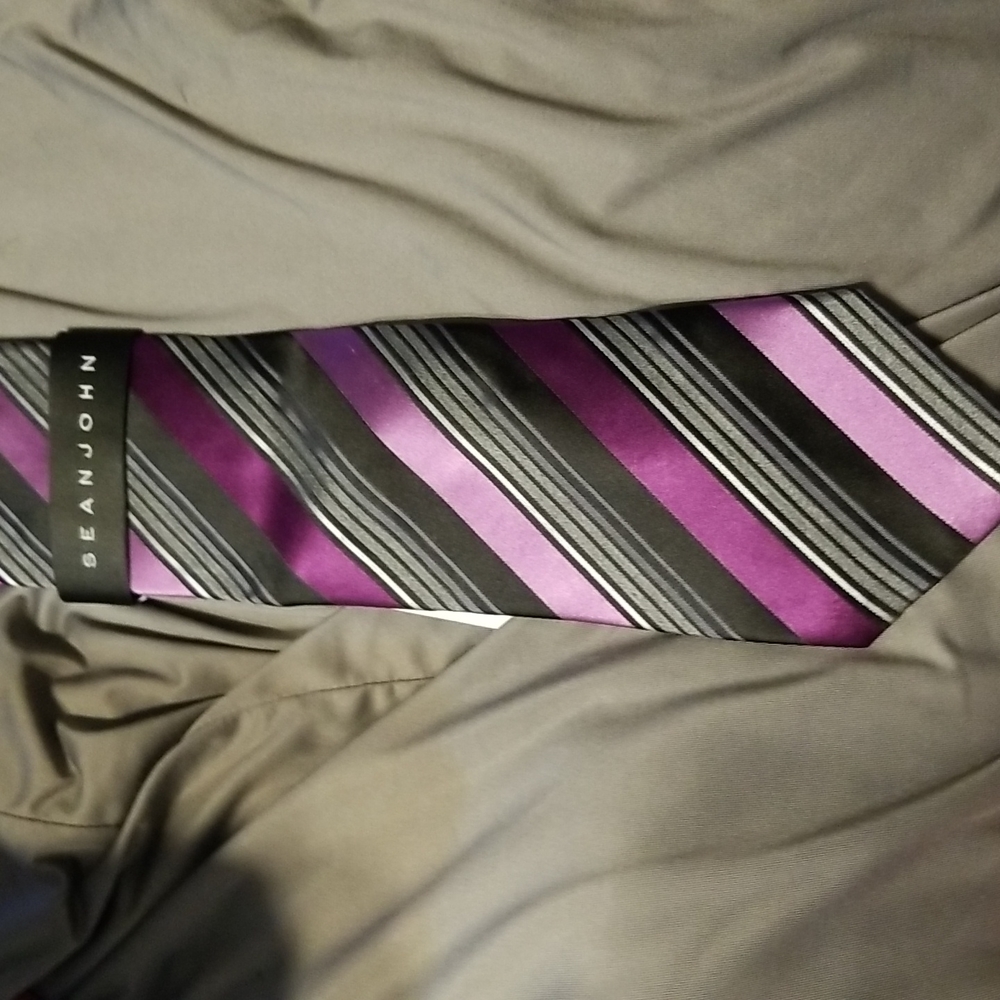 Sean John Stripe Stallion Holiday Tie